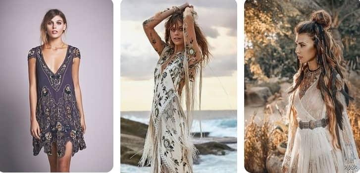 mejores vestidos fiesta hippy informal bohemia