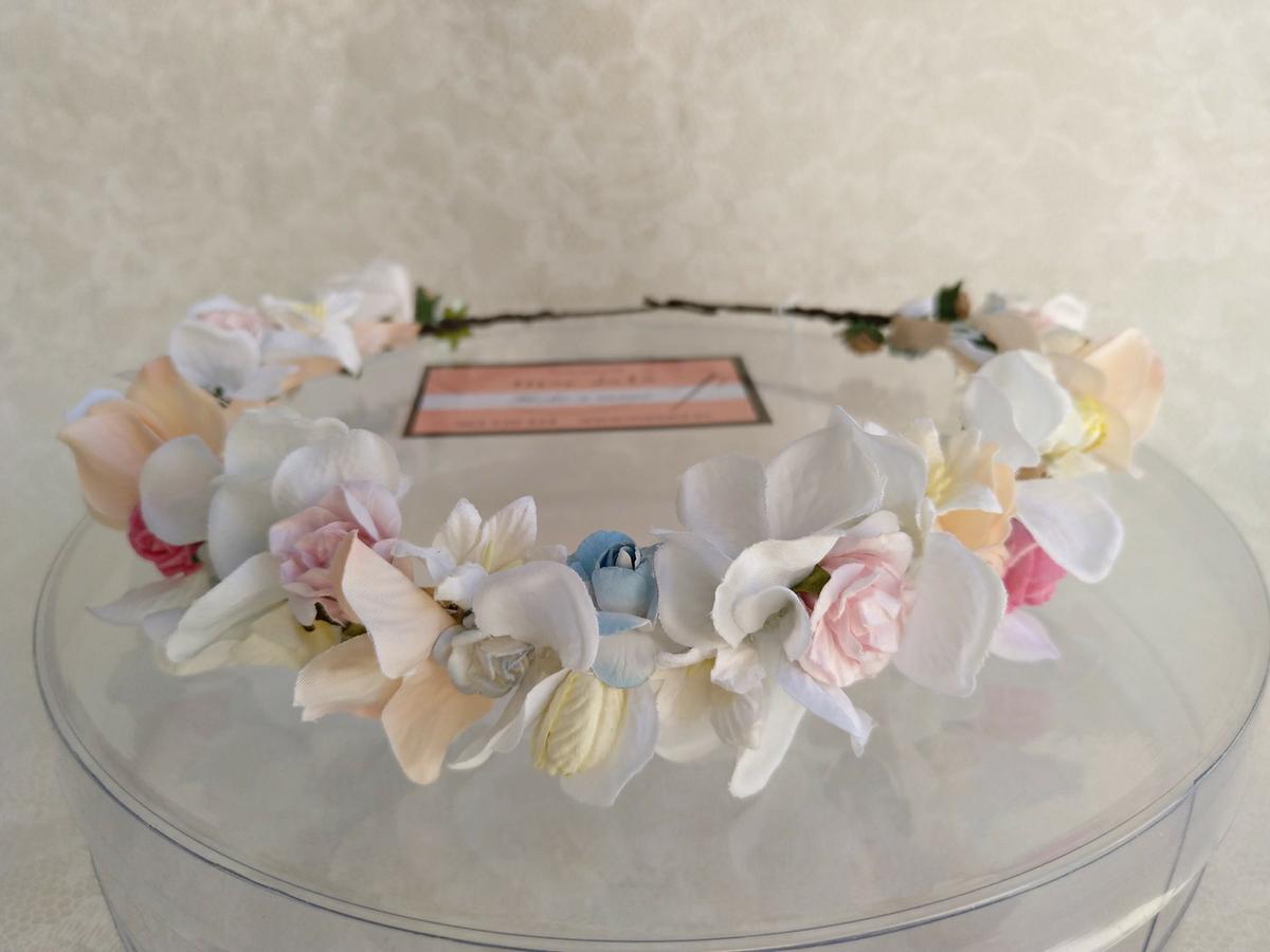 Coroana floral hortensias ORNELA