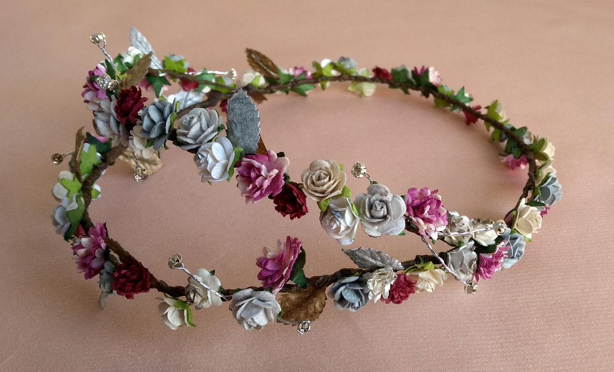 Corona floral JULIA 3