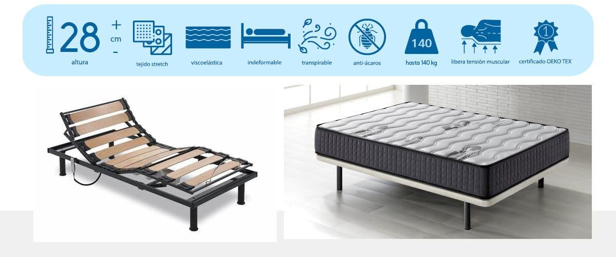 Colchón viscoelástico