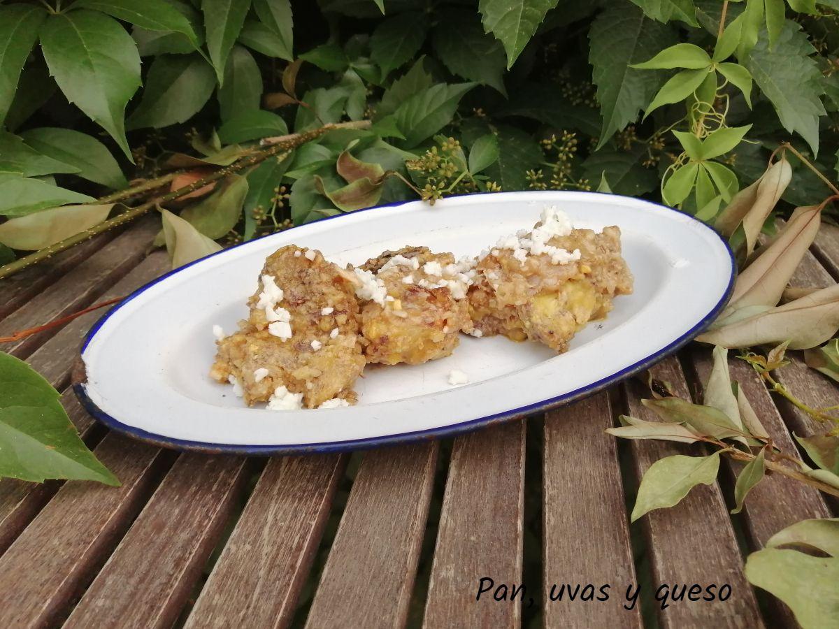 pollo en pepitoria crockpot - pan uvas y queso