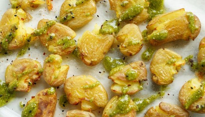 Patatitas con pesto