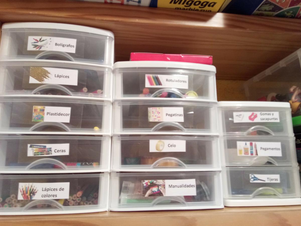 orden material escritorio