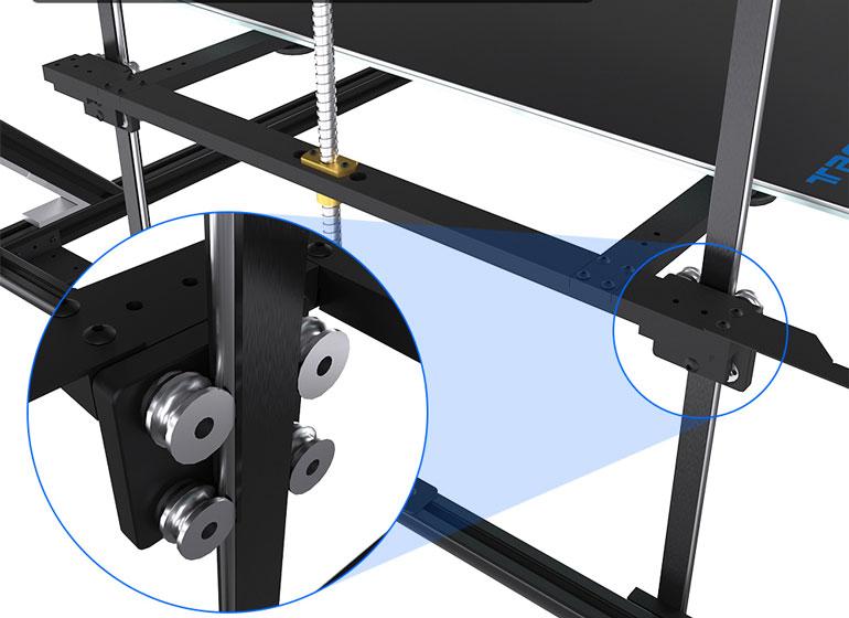 Tronxy X5SA-600 - Guías de rodillos