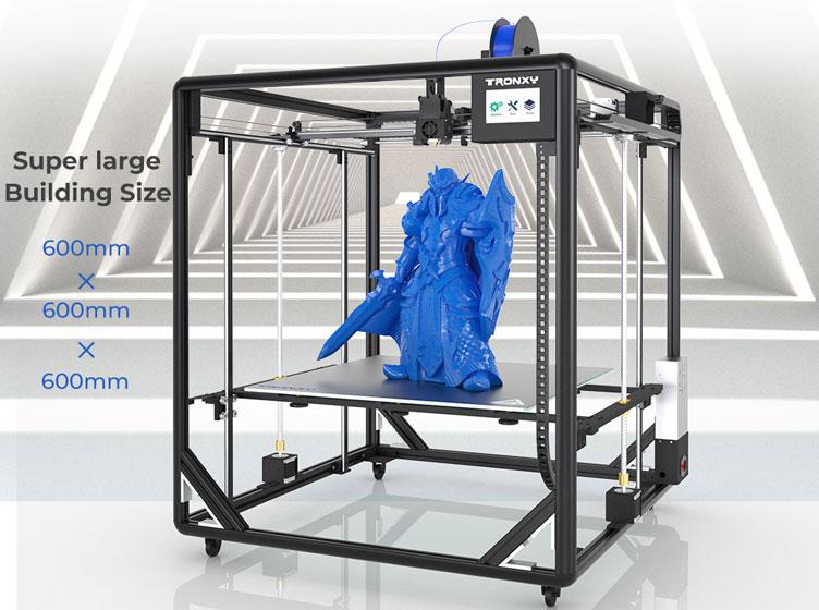 Tronxy X5SA 600 - Tamaño de construcción