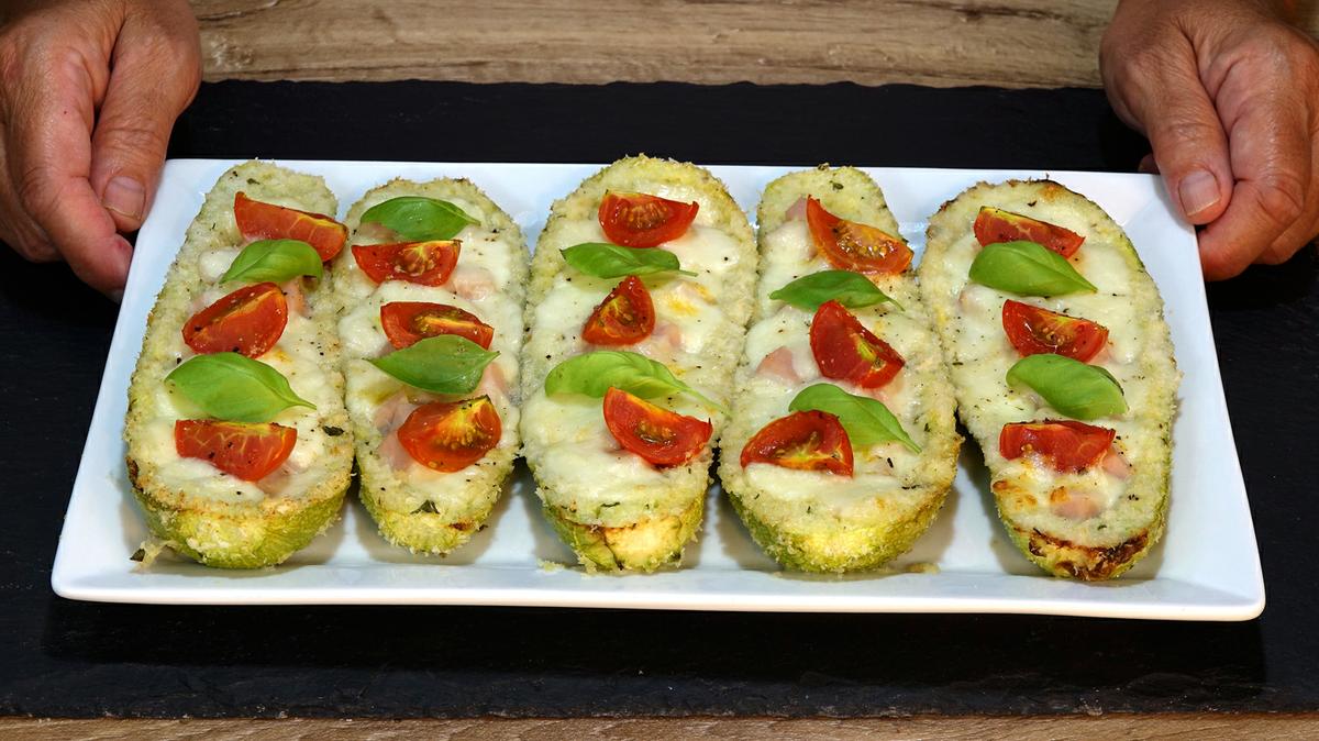 CALABACINES AL HORNO RELLENOS DE JAMÓN Y MOZZARELLA - Foto 10
