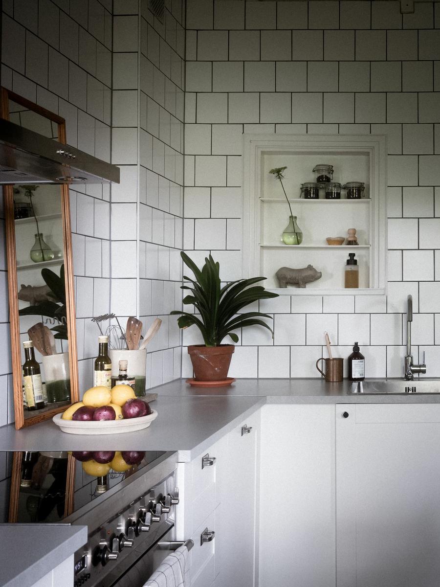 Decorar un salón rectangular