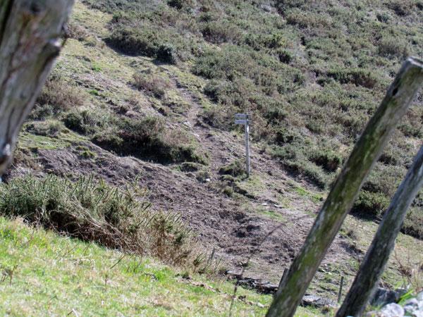 Y allá otro poste. De momento ninguna queja.