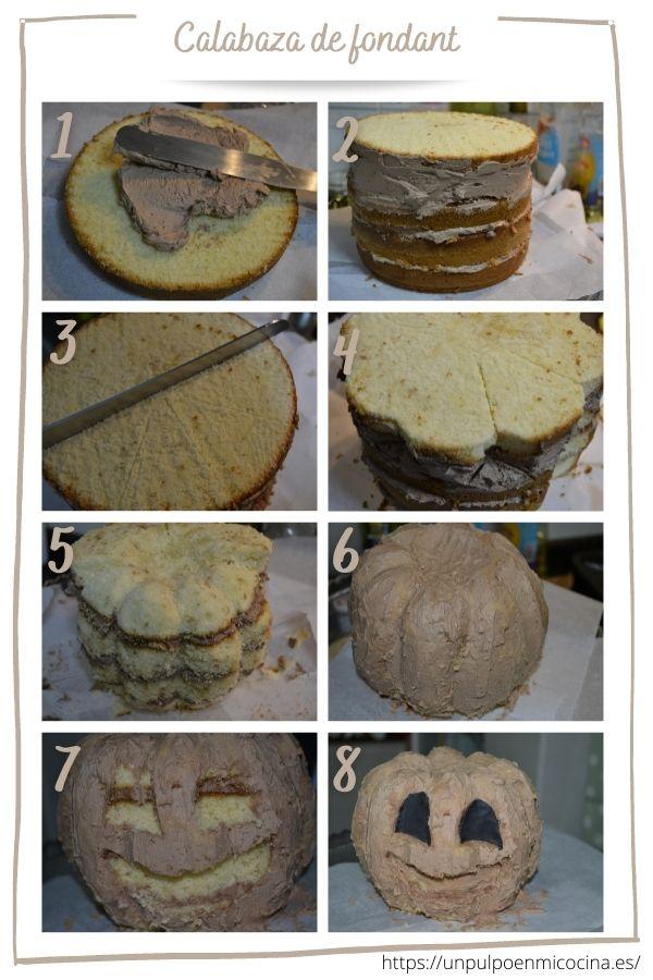 calabaza de fondant