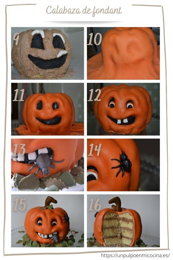 calabaza de fondant