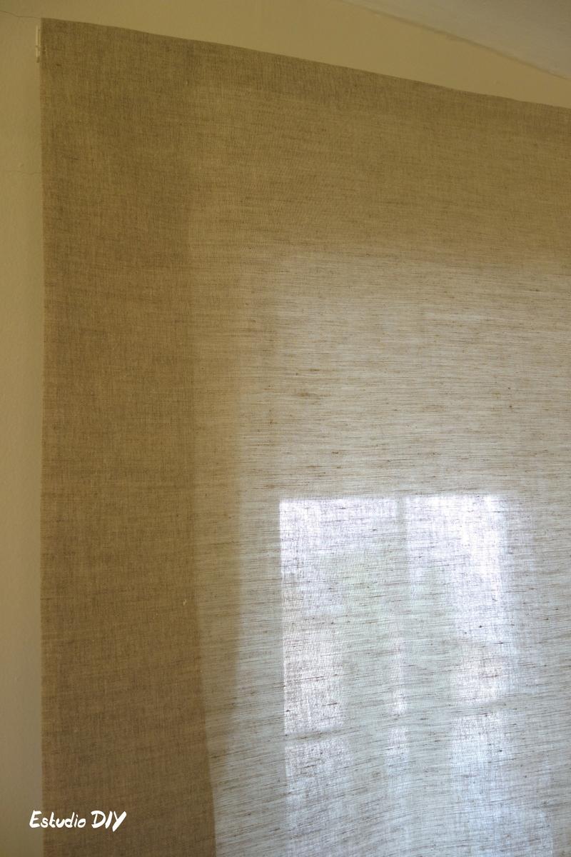 Aprende como hacer un estor sin máquina de coser.