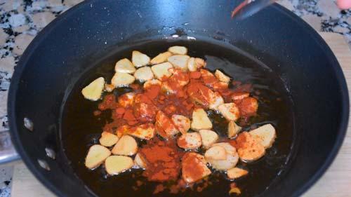 preparar la salsa para el bacalao a la gallega