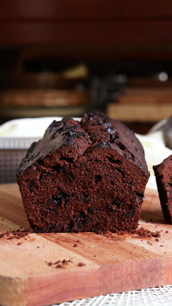 budin de chocolate con chips
