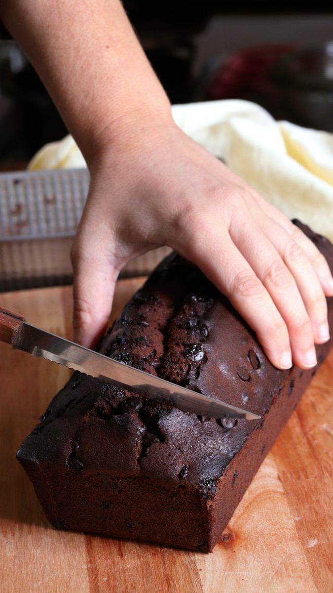 budin de chocolate con chips