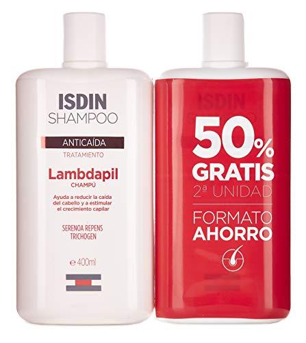 ISDIN Lambdapil Tratamiento Champú Anticaída - Set 2 x 400 ml. (Total 800 ml.)