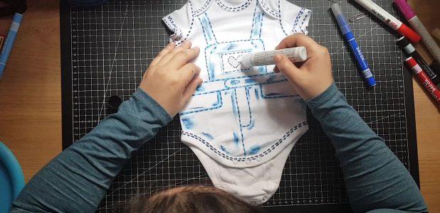 bodi bebé estilo vaquero