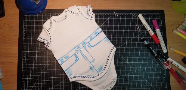 bodi bebé estilo vaquero