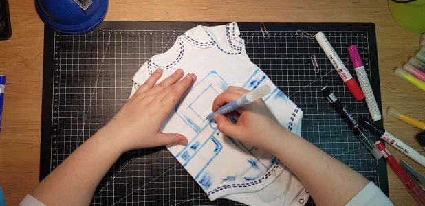 bodi bebé estilo vaquero