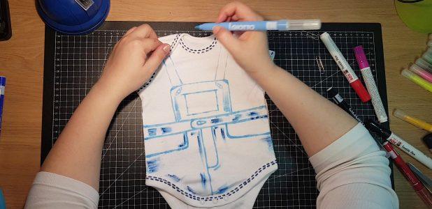 bodi bebé estilo vaquero