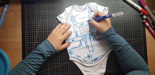 bodi bebé estilo vaquero