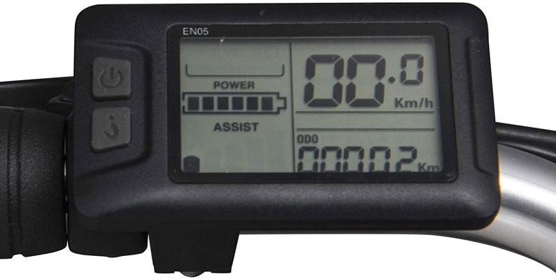 Pantalla LCD con computadora de abordo