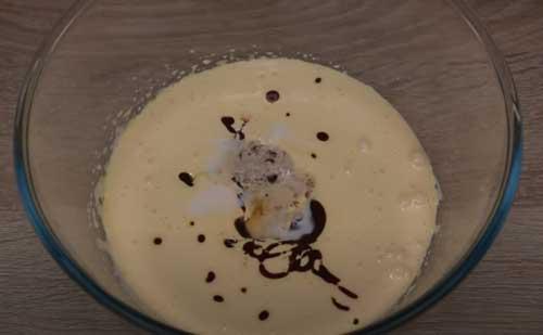 mezcla de masa para bizcocho de chocolate con cobertura