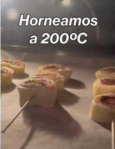 horneamos las brochetas de serranito