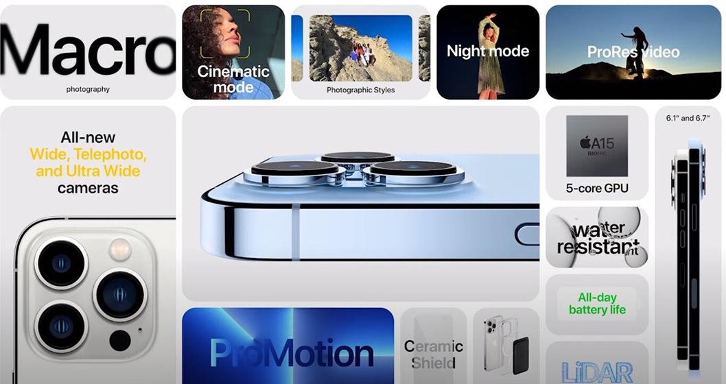 iPhone 13 Pro y iPhone 13 Pro Max - Características