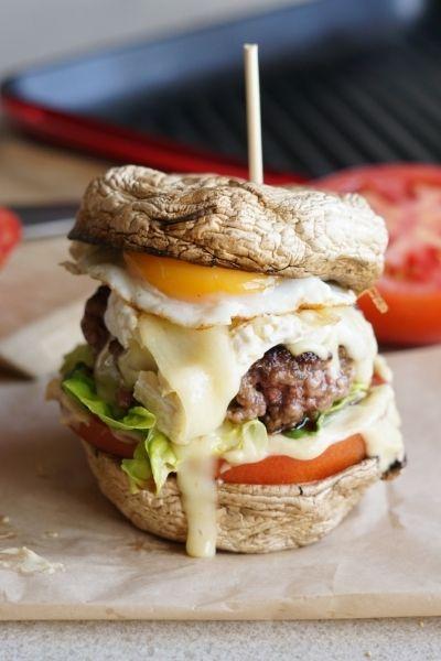Burger de champiñón