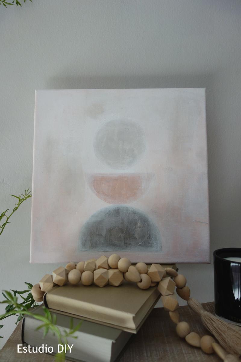 Como hacer un cuadro de pintura abstracta, paso a paso