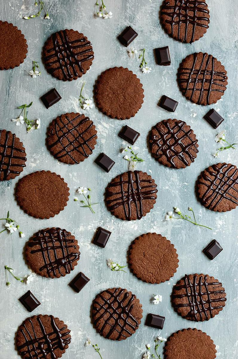 Galletas de chocolate con canela