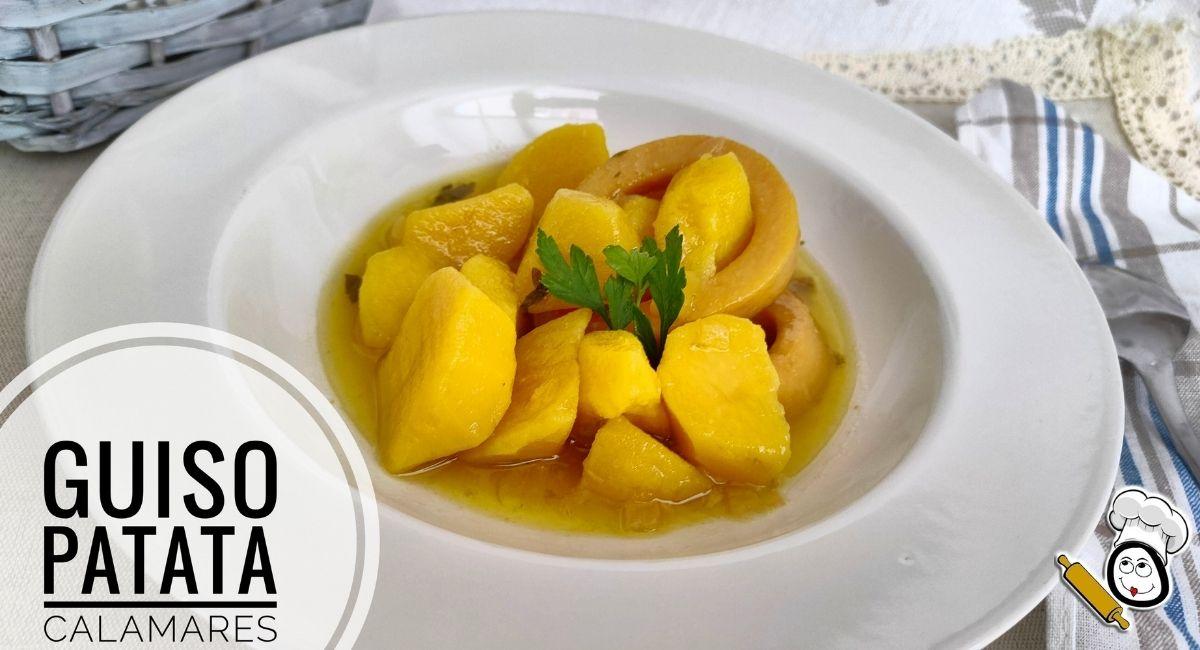 Como hacer un guiso de patatas con calamares casero