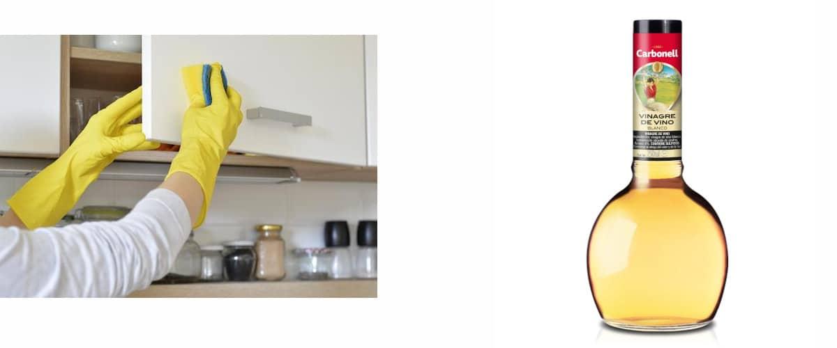 Vinagre para eliminar la grasa
