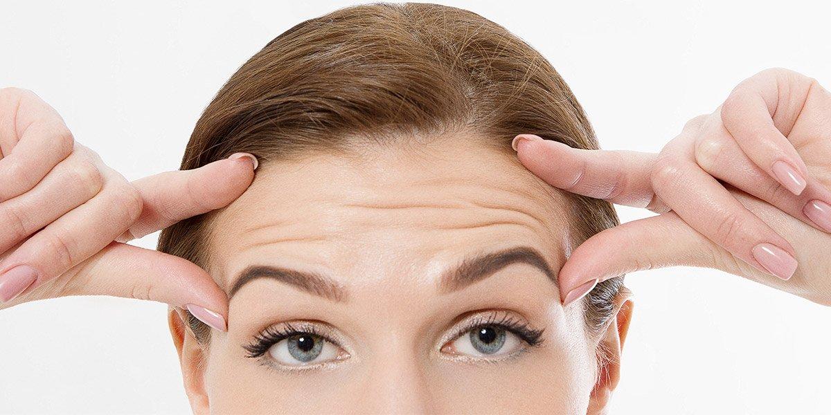 arrugas en la frente