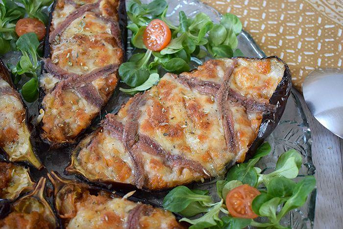 berenjenas rellenas al horno