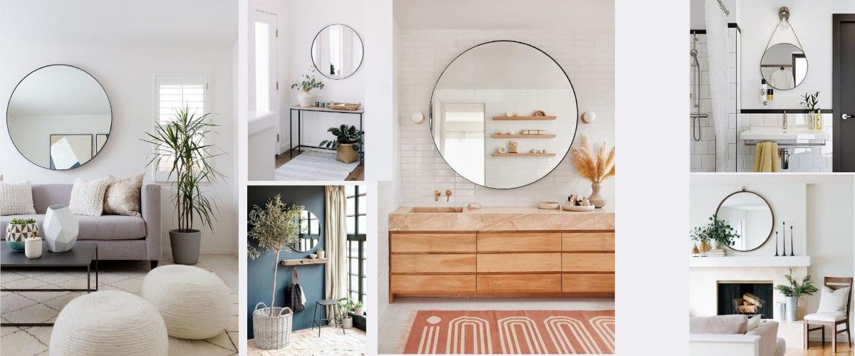 Espejos de pared redondos, toda una tendencia