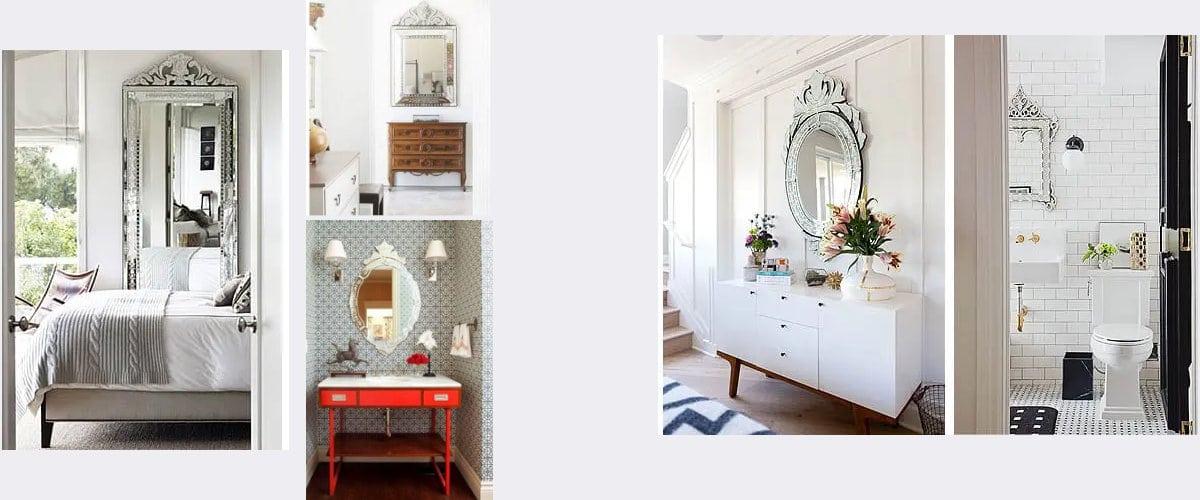 Aporta brillo y glamour con los espejos vencianos
