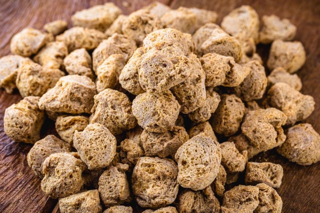 Soja texturizada potasio