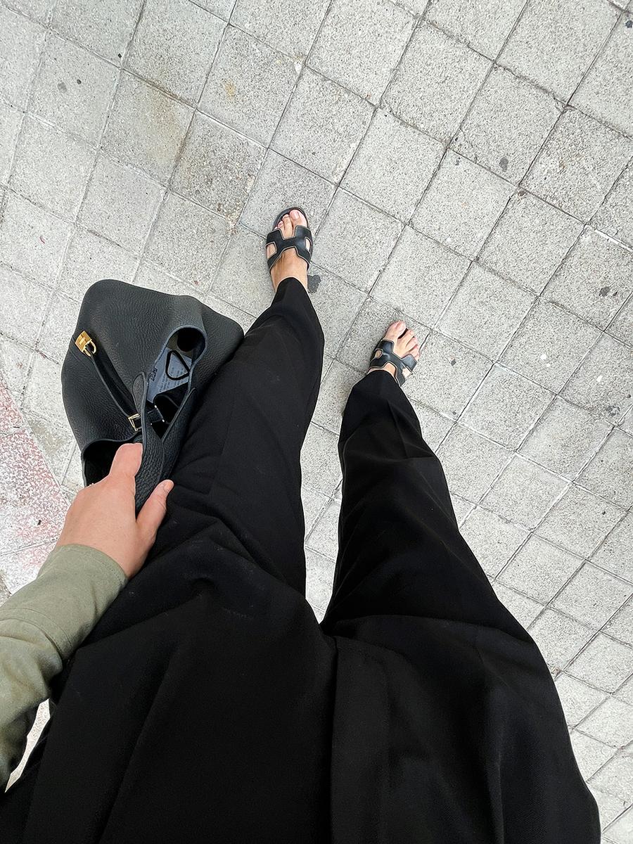Trini | Equipment shirt Stella McCartney pants