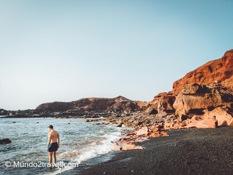 Qué ver en Lanzarote, la Playa El Golfo