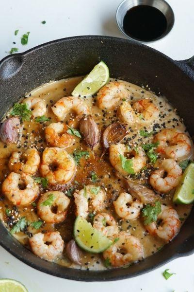 Gambones caramelizados