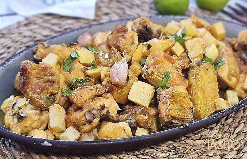 Pollo al ajillo con limon de La Cocina de Masito