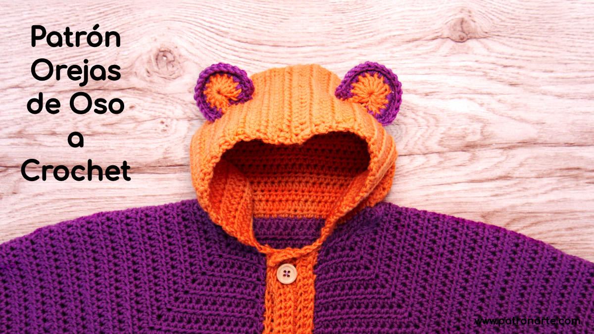 Cómo Tejer Orejas de Crochet Para Gorros, Capuchas y amigurumis Fácil y Muy Rápido Paso a Paso