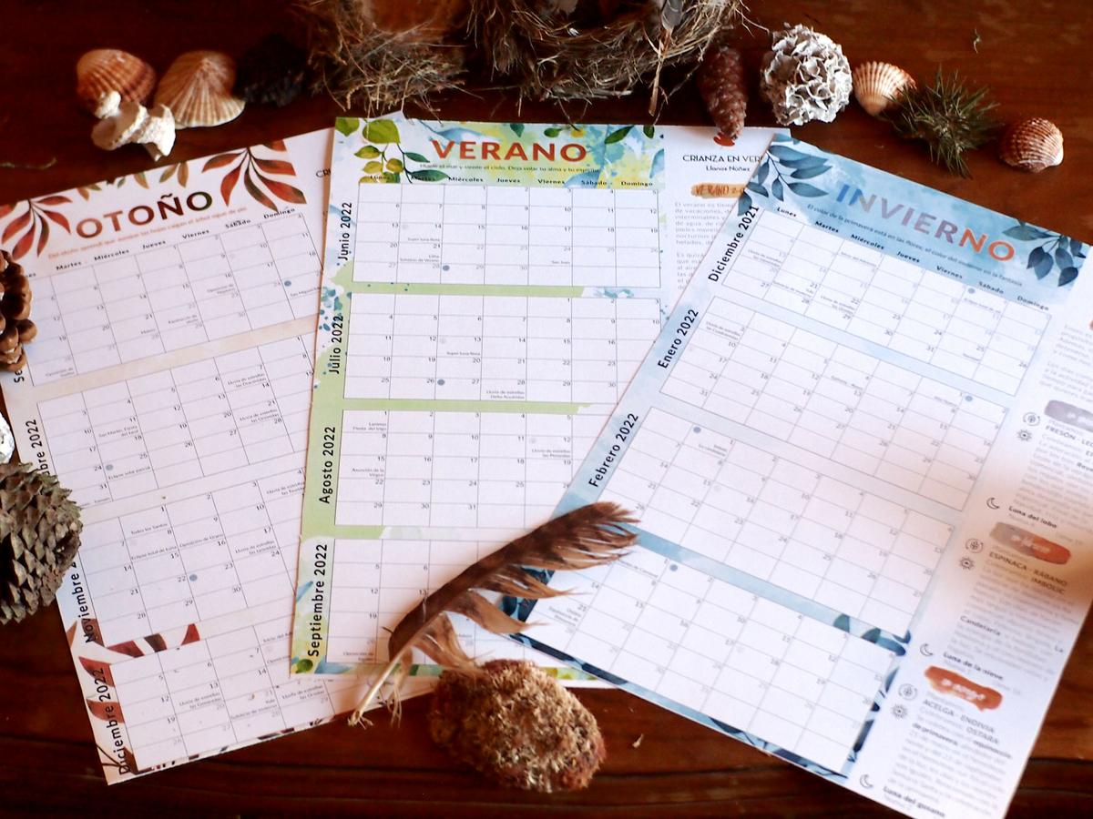 Foto del calendario de los ritmos de la naturaleza
