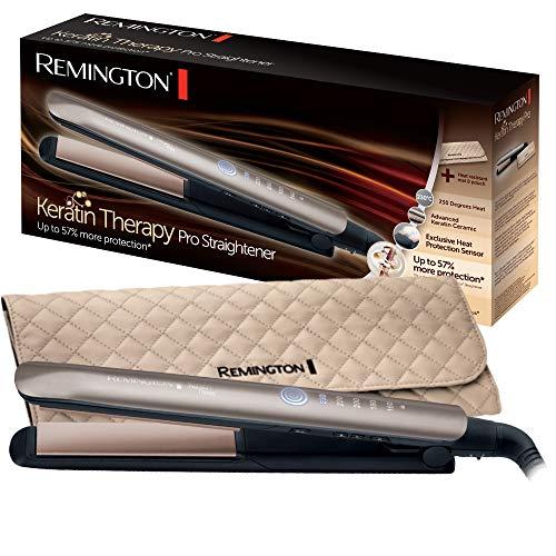 Remington S8590 Keratin Therapy Pro, Plancha de Pelo, Beige