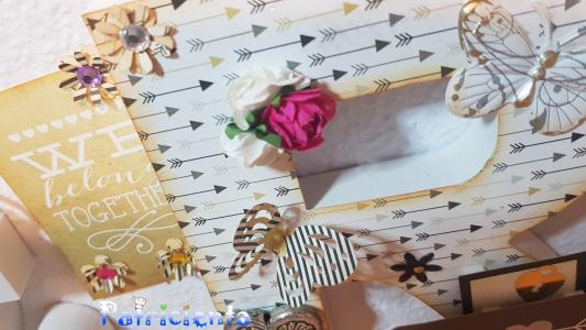 Letras decoradas para bodas con las iniciales de los novios