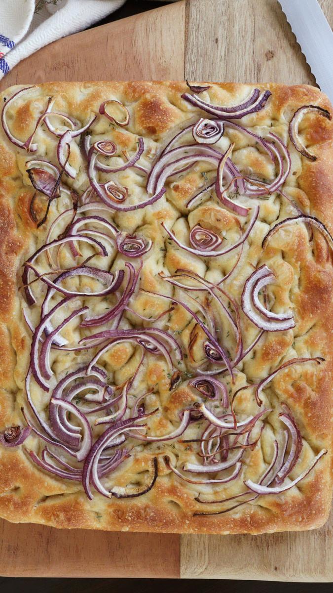 focaccia clasica pan focacha italiano pizza