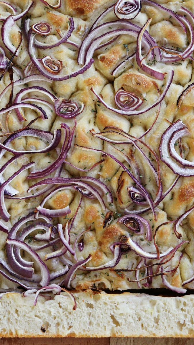 focaccia clasica pan focacha italiano pizza