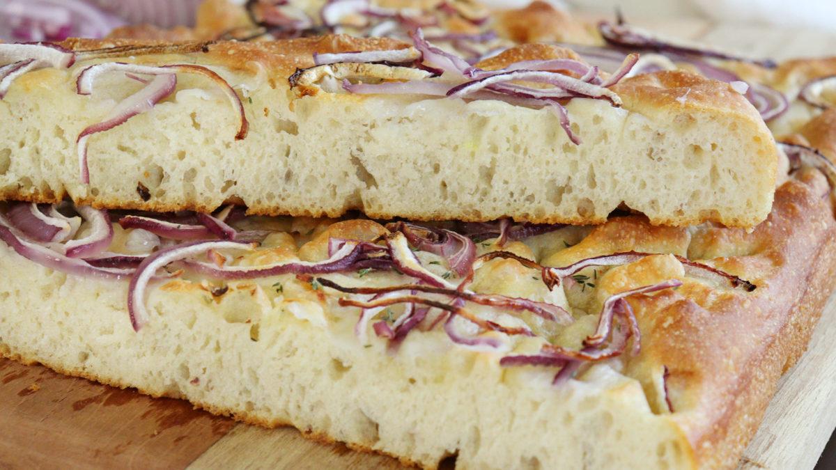 focaccia clasica pan focacha italiano pizza