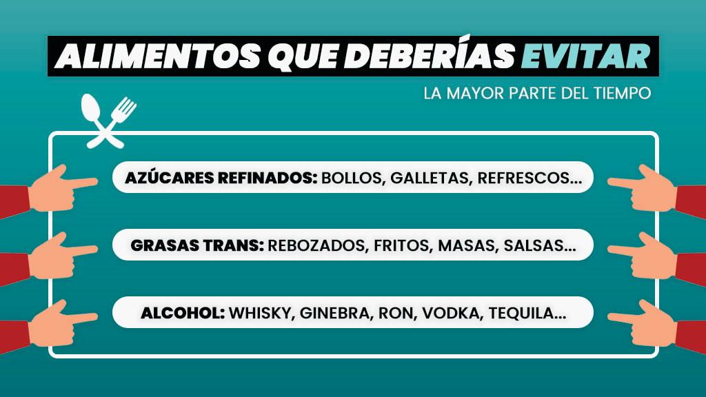 ALIMENTOS QUE ES MEJOR EVITAR